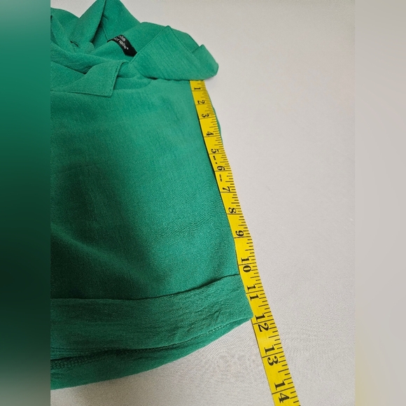 Mille Gabrielle,Jumpsuit,Women's 1X Green, Button-Up - Picture 5 of 8